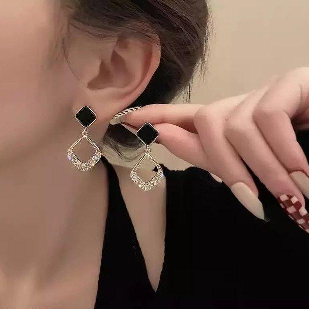 Square Drop Earrings