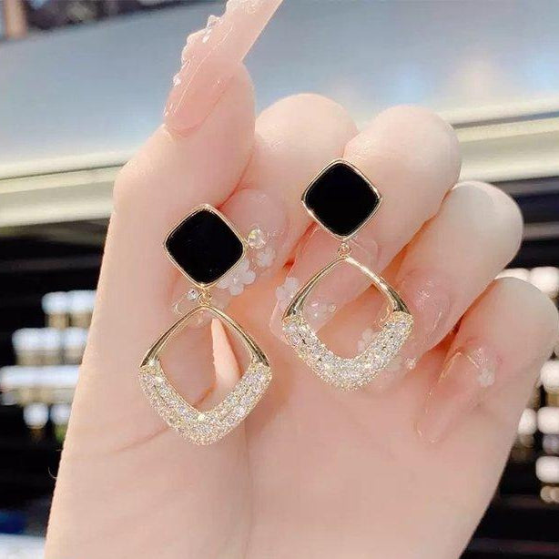 Square Drop Earrings