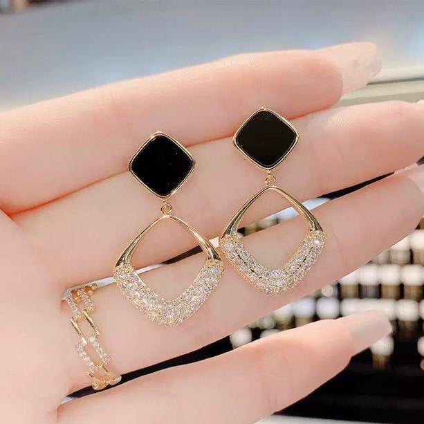 Square Drop Earrings