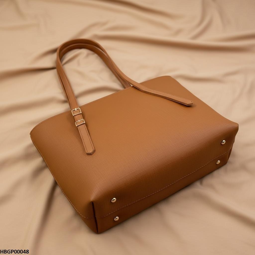 Light Brown Vintage Tote Bag
