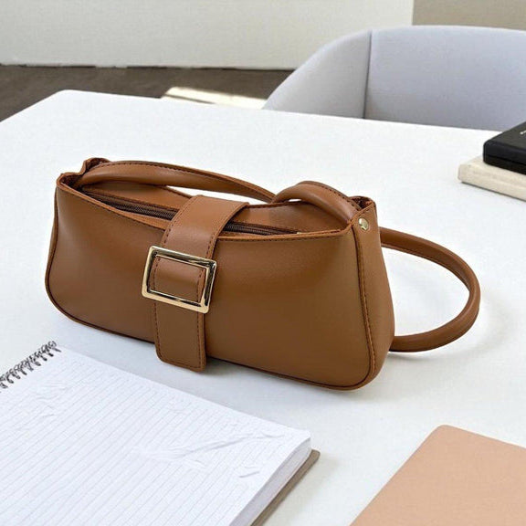 Midnight Buckle Armpit Ladies Hand Bag