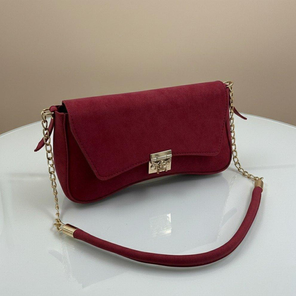 Curved Armpit Ladies Handbag